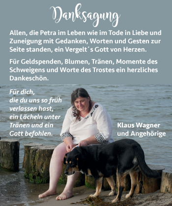 Traueranzeige von Petra Wagner von Neustadt/ Scheinfeld/ Uffenheim