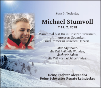 Traueranzeige von Michael Stumvoll von Ansbach