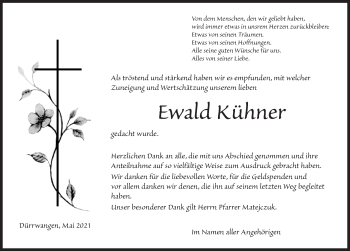 Traueranzeige von Ewald Kühner von Dinkelsbühl/ Feuchtwangen