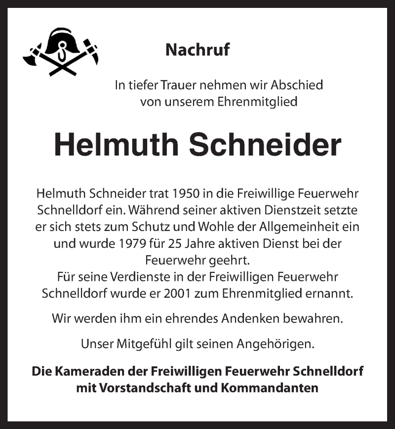  Traueranzeige für Helmuth Schneider vom 14.01.2022 aus Dinkelsbühl/ Feuchtwangen