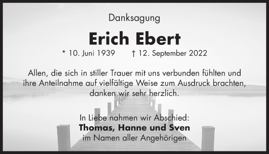Traueranzeige von Erich Ebert von Neustadt/ Scheinfeld/ Uffenheim