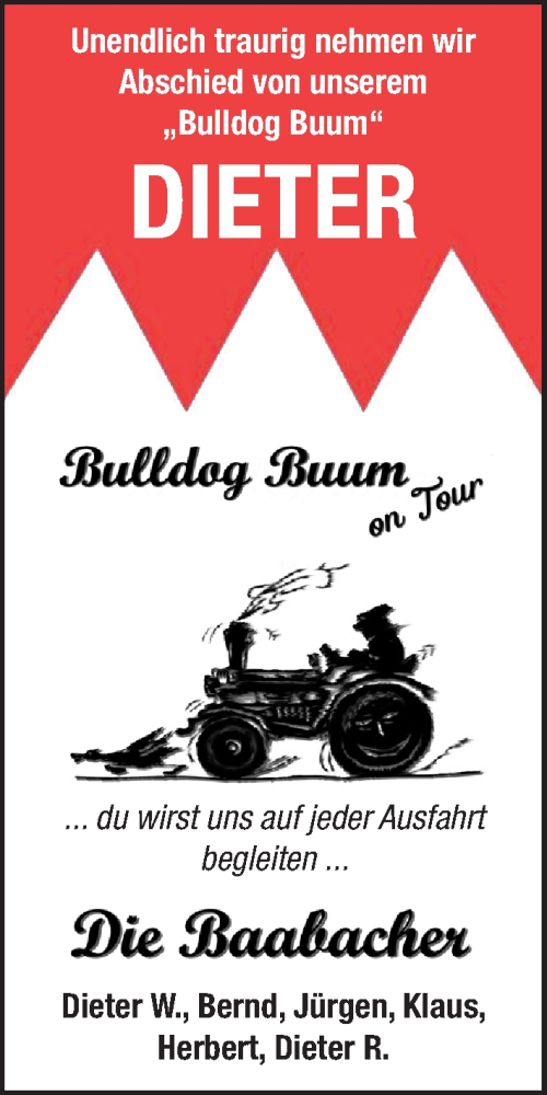  Traueranzeige für Dieter Haas vom 21.03.2022 aus Neustadt/ Scheinfeld/ Uffenheim