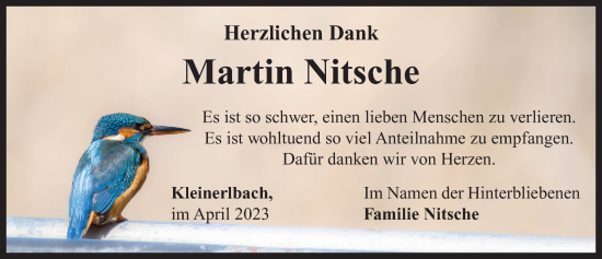 Traueranzeige von Martin Nitsche von Neustadt/ Scheinfeld/ Uffenheim