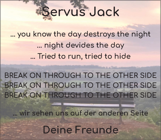 Traueranzeige von Volker Geißler von Ansbach