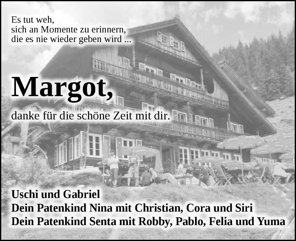  Traueranzeige für Margot Haag vom 14.10.2025 aus Dinkelsbühl/ Feuchtwangen