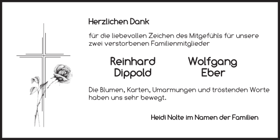 Traueranzeige von Wolfgang Eber von Neustadt/ Scheinfeld/ Uffenheim